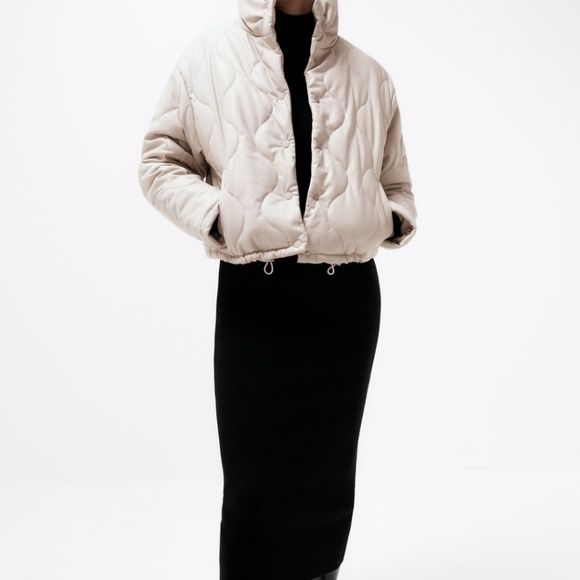 Zara faux leather buffer jacket - Picture 3 of 5